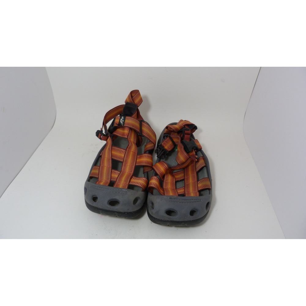 Mion Current Orange Yellow Ribbon Strap Outdoor Sandals Mens 9 90117